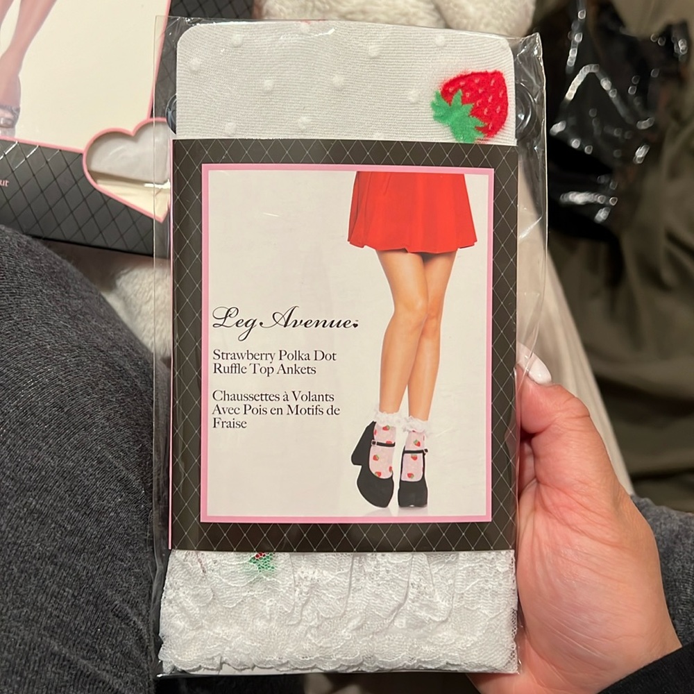 Strawberry Ruffle socks